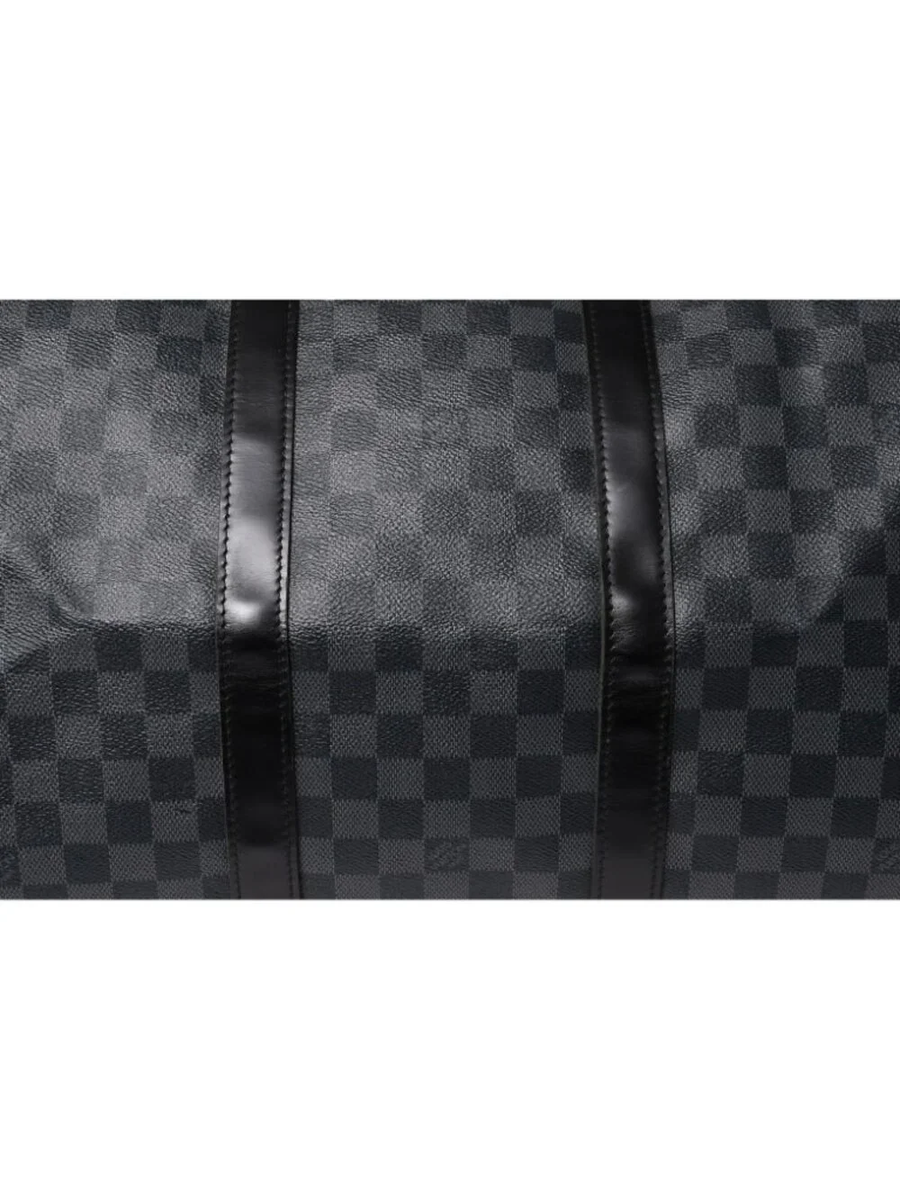 Louis Vuitton Keepall Bandouliere 55 Boston Bag Damier Graphite Black